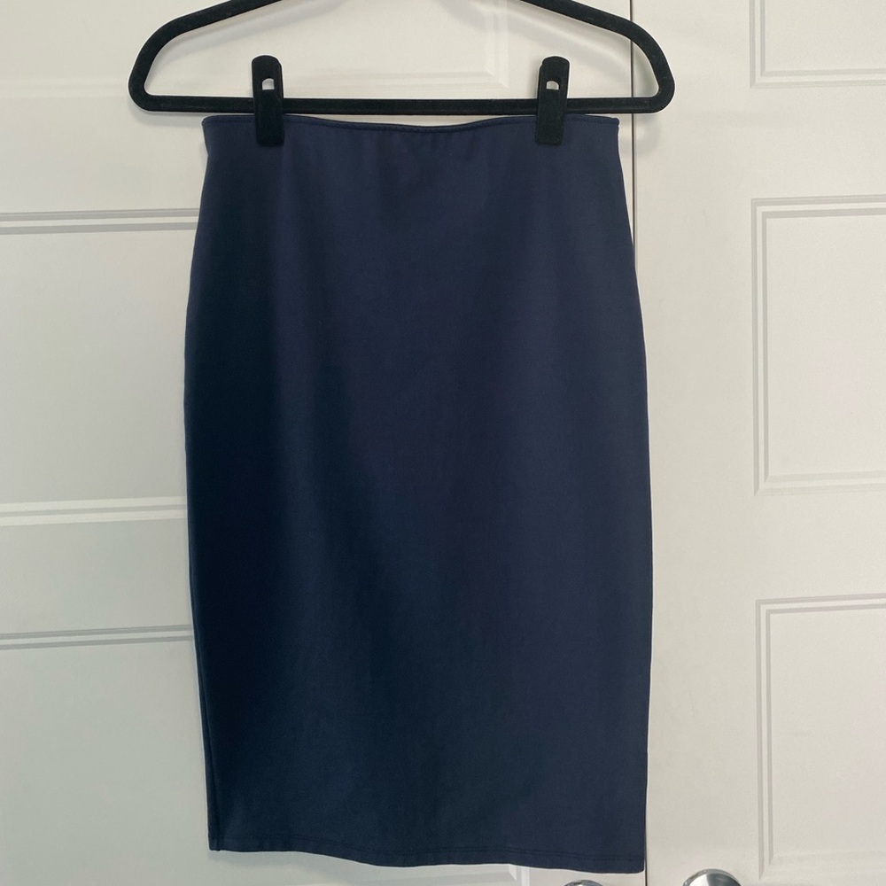 Zara pencil skirt navy